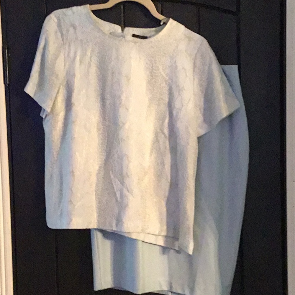 NWT the Limited faux leather skirt matching top